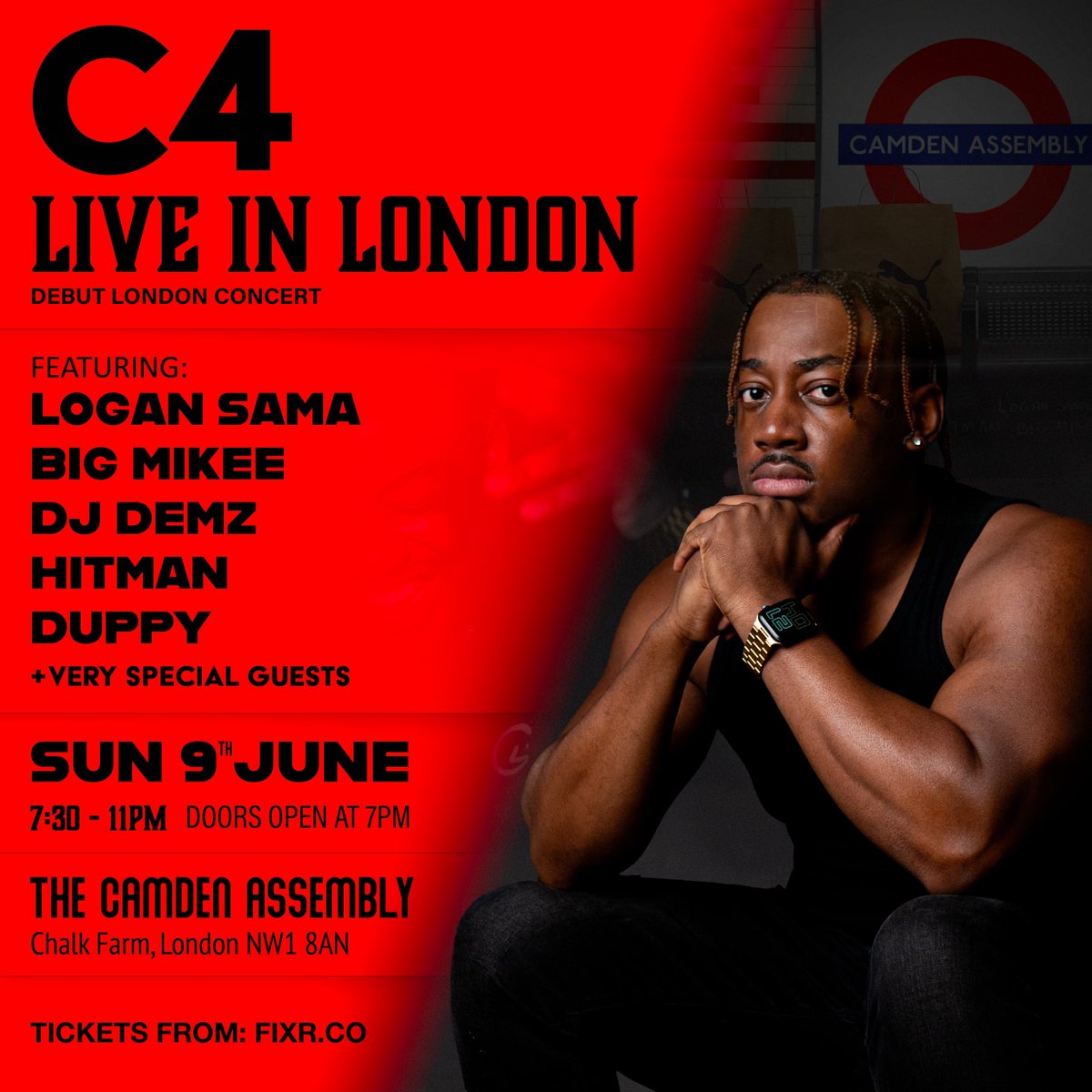 1 MONTH TO GO!!! Have you got your ticket yet? fixr.co/event/c4-live-… #grime