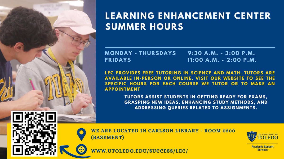 Summer hours begin Monday, May 13th!