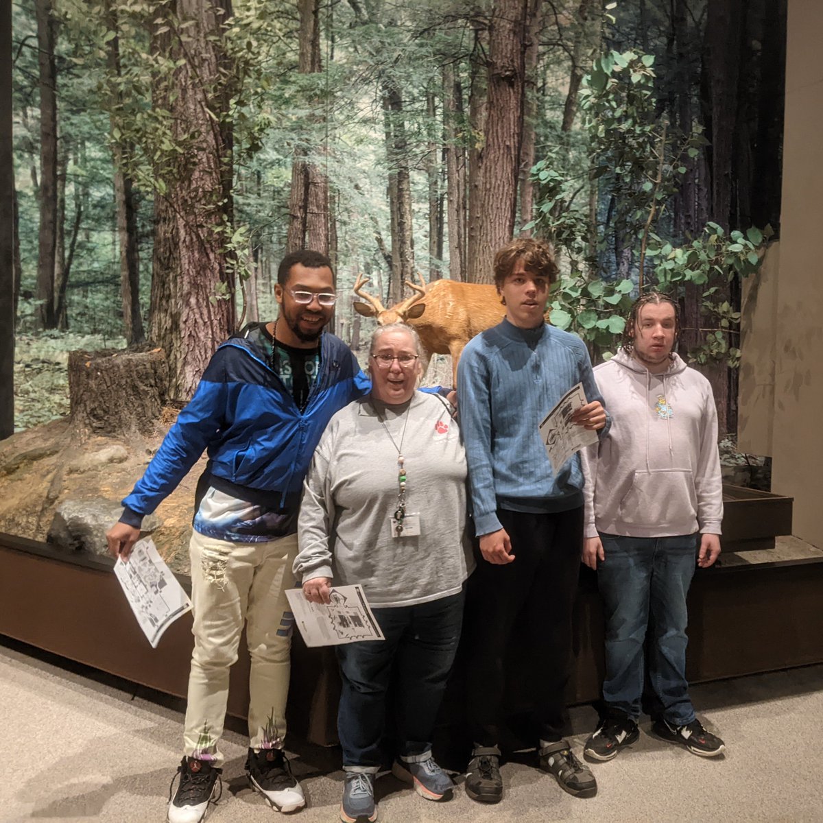 .@QuestarIII #BOCES students from Rensselaer Academy recently took a field trip to the @nysmuseum! While touring the museum, students became particularly interested in the 'First Peoples' & 'Changes All Around Us' exhibits. It was a great educational experience for our students.