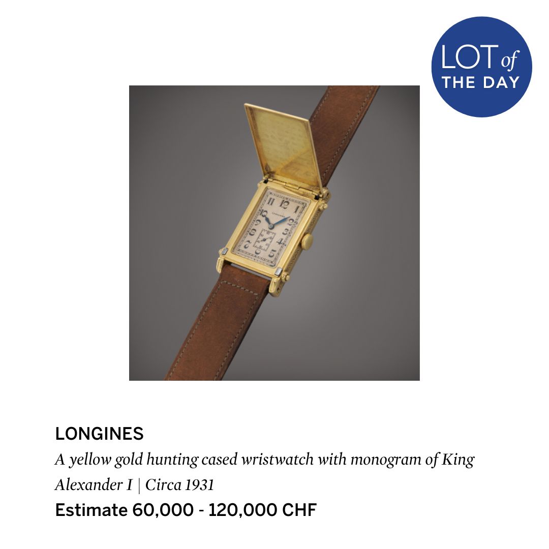 Pop the hood on this stunning 1931 Longines hunting cased wristwatch, crafted in 18kt gold. One of only two known examples with the case is designed to protect the watch during activities like hunting. 

Make it yours: bit.ly/3wpHmuP