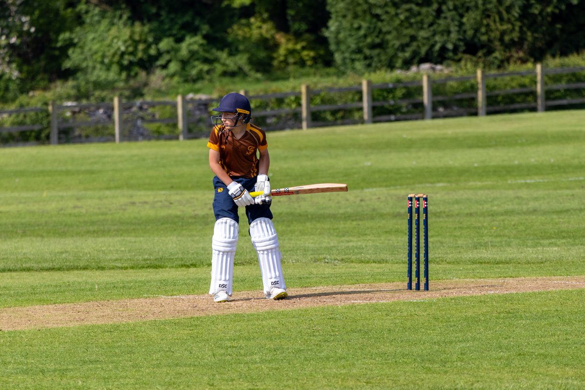 U13A Boys Cricket in action this afternoon against QES KL in the Cumbria Cup.