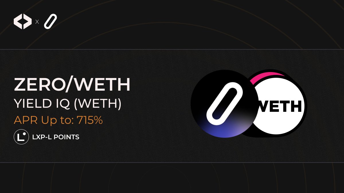 Exciting news! With @zerolendxyz's recent launch on Lynex, the ZERO/WETH pool is now live, boasting APRs up to 715% in veLYNX & 429% in LYNX options! 📈 Featuring @ichifoundation's innovative single-sided deposits, you can deposit just WETH while ICHI manages the $ZERO side 🔥…