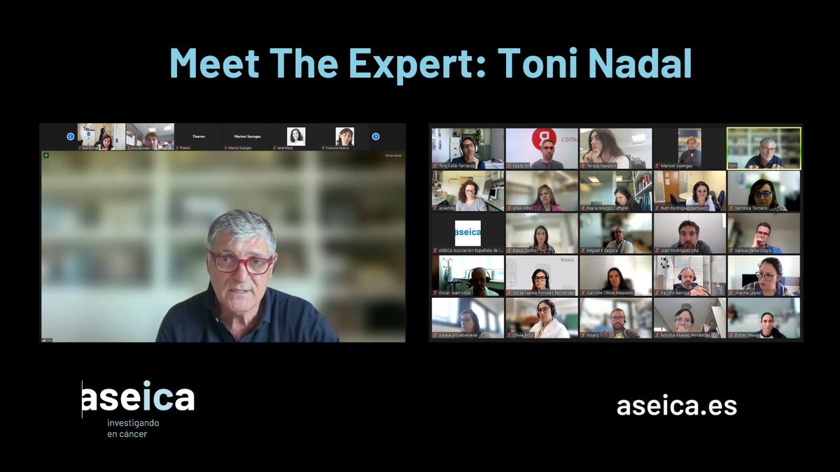 ➡️Gran MEET THE EXPERT hoy con Toni Nadal, director de la @rnadalacademy🎾, y casi 100 asistentes. ¡Gracias! ‼️Si quieres asistir a otras sesiones, únete a ASEICA. Además, siendo soci@ automáticamente formas parte de @EACRnews, ¡gratis! ▶️aseica.es/hazte-socio #ASEICA4You