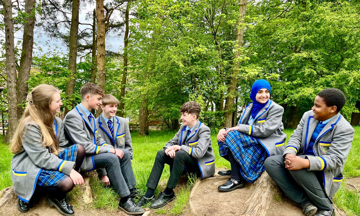 What a splendid way to spend the day learning and laughing with friends in the open air surrounded by birdsong and lush woodlands! #Gratitude #ForeverThrive #OutdoorLearning @HTfernhill1953