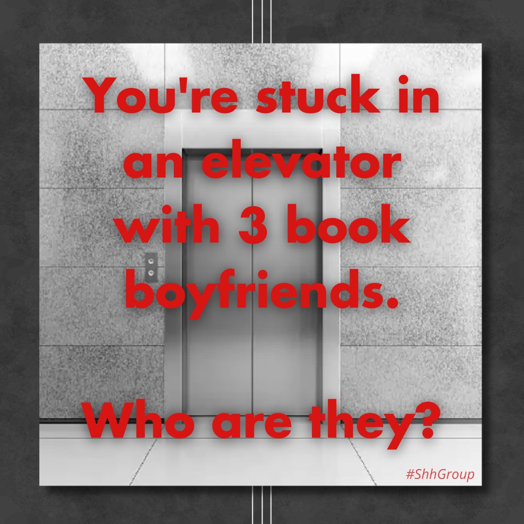 Whether it's an elevator malfunction or an intentional elbow jab to the emergency button, who would you want as the ultimate hero trio to stuck with?

________________________________⁣⁣⁠⁣⁣⁣⁣⁣⁣⁣⁣⁣⁣⁣⁣⁣⁣⁣⁣⁠
#RomanceBookClub #GoodreadsGroup #bookboyfriend