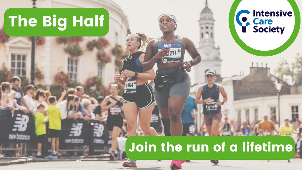 We need you on our team - join the Big Half in September and run for intensive care! A fantastic opportunity for a 13 mile half marathon through the heart of London🏃 Raise money for intensive care and have the experience of a lifetime! bit.ly/bighalfmarathon