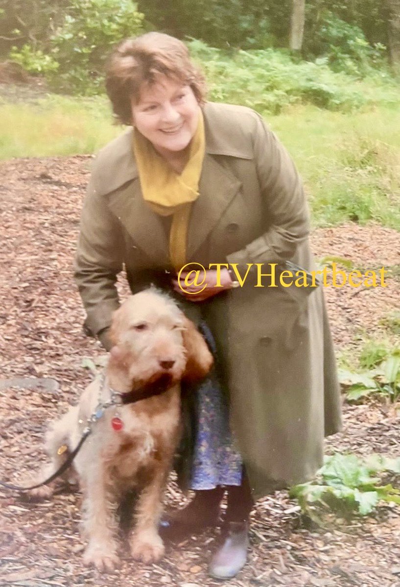 For #ThrowbackThursday; one for you @BrendaBlethyn - a #Vera and #Heartbeat crossover with you and #DeefertheDog (Arthur Newton’s) 💙