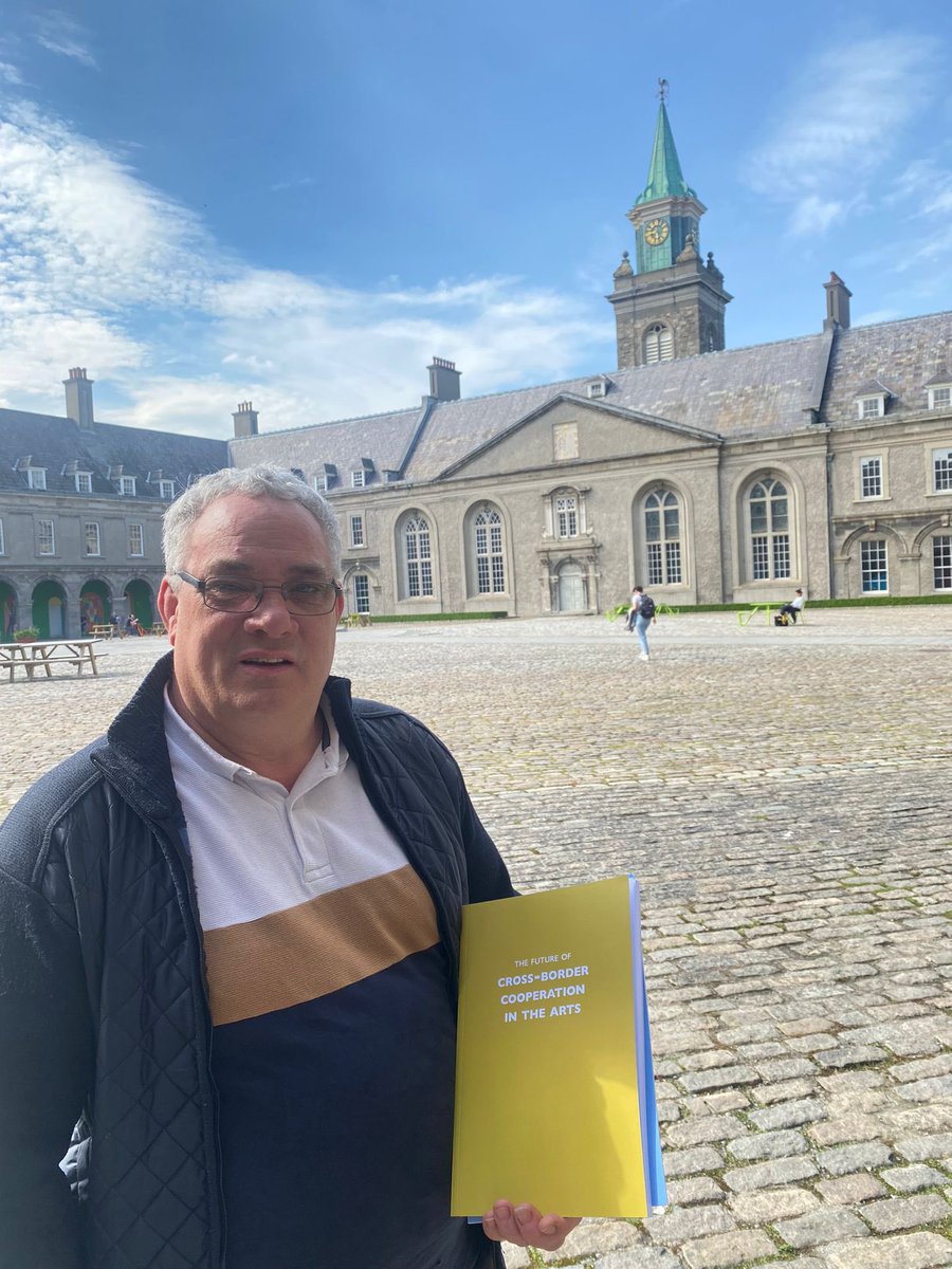 Great to learn about the work ongoing to look at cross-border arts audiences today at IMMA with Dr. Steven Hadley, where I was given a copy of vital research by the ARINS project.