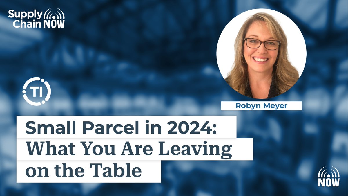 🔊 Step up your game in the #parcel market with @ScottWLuton, @mklove2, and Robyn Meyer, Senior VP at @TransprtInsight, on Supply Chain Now. From tech adoption to growth tactics, this episode is packed with insights! Watch now: youtube.com/watch?v=nl6xxD…