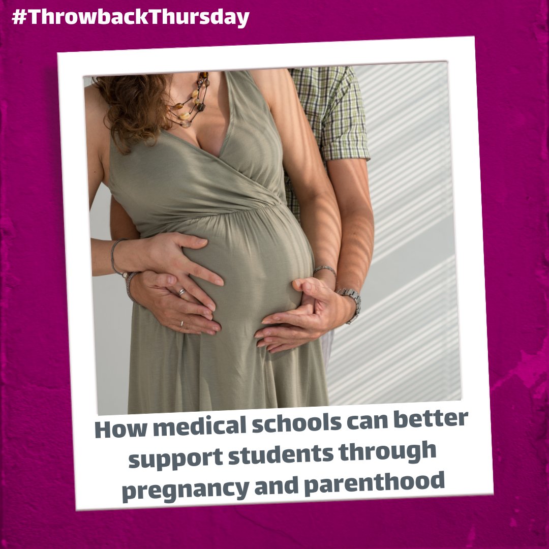 📚 How medical schools can better support students through pregnancy and parenthood Check out today’s #ThrowbackThursday article from our archive: bmj.com/content/381/bm… #MedStudent #MedTwitter