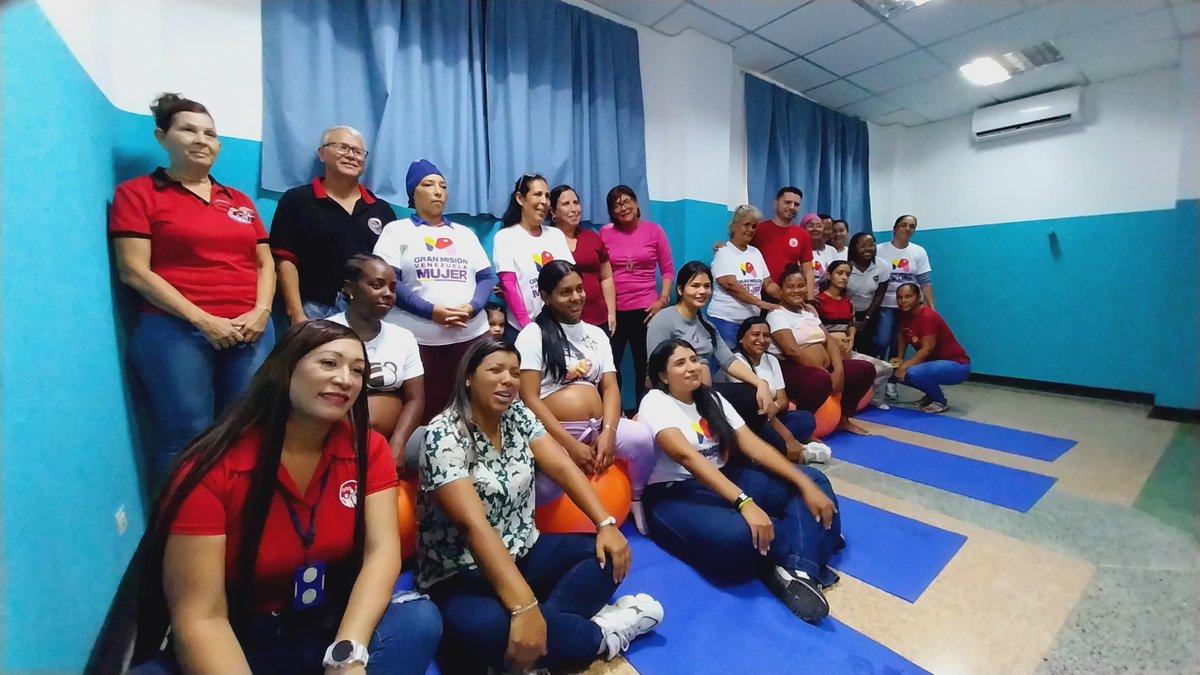 #EnFotos📸| A través del primer vértice de la Gran Misión Venezuela Mujer, Inauguran gimnasio prenatal en La Guaira que garantizará la atención a más de 20 embarazadas diariamente. #JuntosPorCadaLatido #10May @NicolasMaduro @MagaGutierrezV