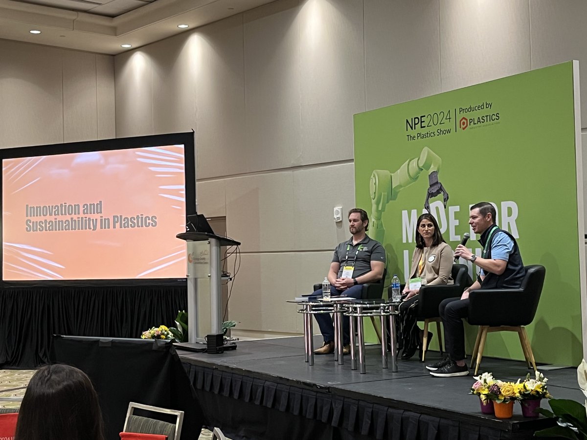 This week, we have had a chance to meet future innovators as a part of <a href="/NPEplasticsshow/">NPE: The Plastics Show</a>'s college program. Students from <a href="/uwstout/">UW-Stout</a> visited our booth, learned about Advanced Polymer Solutions (APS) and automotive technology and attended a panel discussion and Q&amp;A. #NPE2024