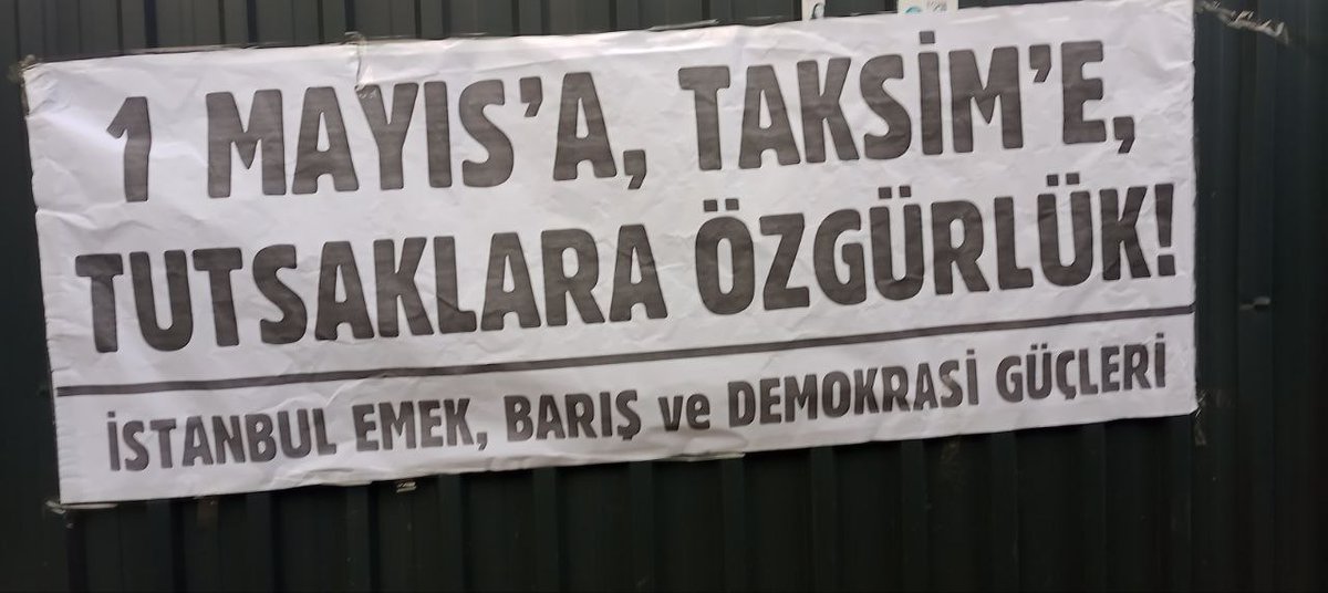 📍Esenyurt 📍Sarıgazi 📍Maltepe 'Her gün 1 Mayıs her gün kavga' 1 Mayıs'ta Taksim'e yürüdükleri için tutuklanan 49 arkadaşımız için buluşuyoruz! 🗓️11 Mayıs 2024 | Cumartesi 🕡18.30 📍Kadıköy İskele Meydanı
