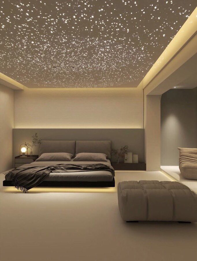 I want a bedroom with stars on the ceiling