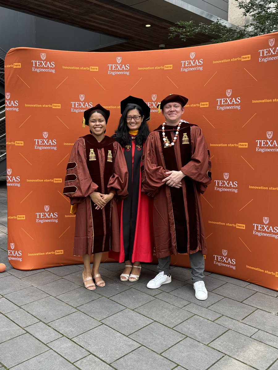 Very proud to hood Artur and Sheila today! A hearty congratulations to these two, who started with me on day 1 of my time at <a href="/UT_PGE/">UT PGE</a> and have grown into fantastic young scientists!