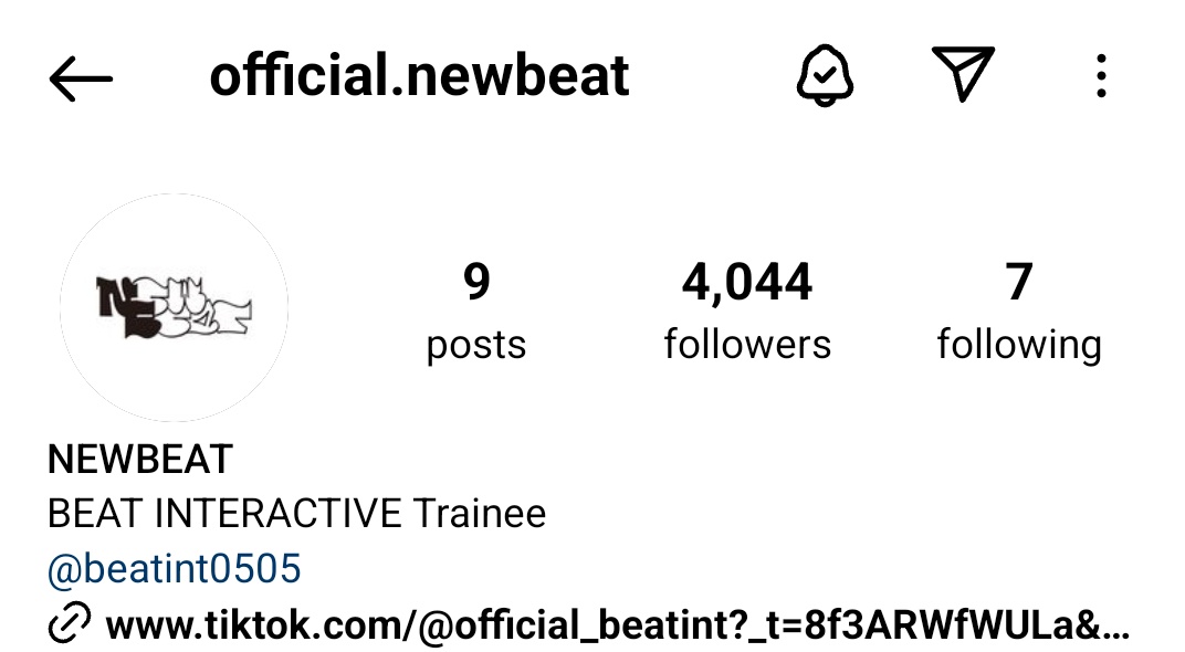 Daily Newbeat Instagram followers check until I decide not to cuz I gotta see something 
(09/05/24)