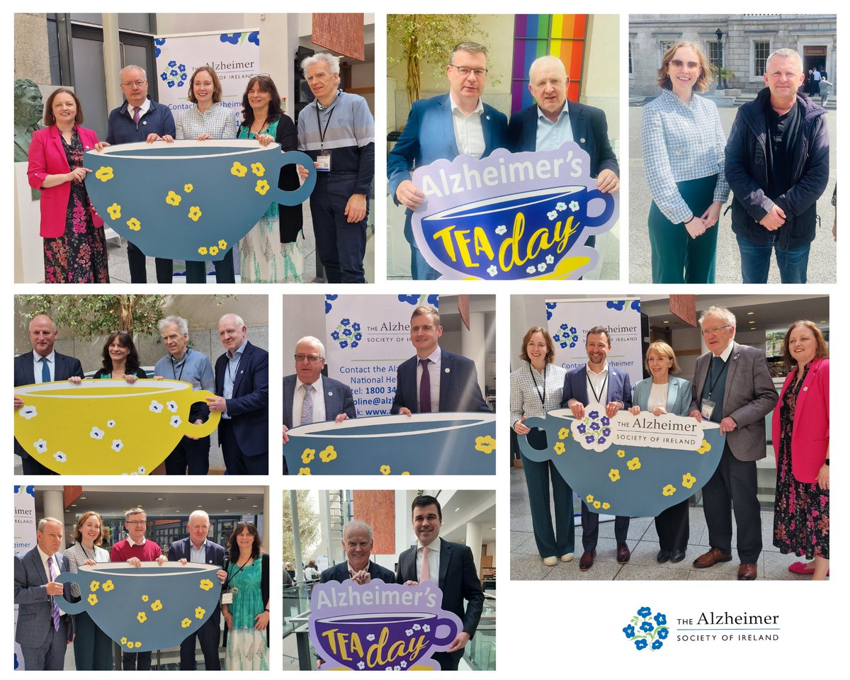 alzheimersocirl's tweet photo. Three decades of Alzheimer's Tea Day! Thank you to all the Oireachtas members who came and supported our #TeaDay30 in Leinster House today. Thank you, Senator @Fiona_Kildare, Chair of the All Party Oireachtas Group on Dementia, for hosting, and thank you to Minister @MaryButlerTD for your continuous support.
There is still time to support #TeaDay2024, sign up at https://t.co/HKBY7j3DH5.