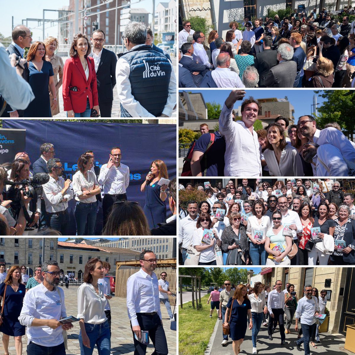 📍#Bordeaux aime l’Europe ! 

#TousSurLePont avec @ValerieHayer, @T_Cazenave et @AzizSkalli, @AlexMartin33000 et toute la majorité présidentielle ! 

J➖3️⃣0️⃣ 
1 mois pour convaincre d’aller voter et de voter @BesoindEurope le 9 juin 🇪🇺

#JourneeDelEurope #9Mai #ValerieHayer 🇫🇷🇪🇺