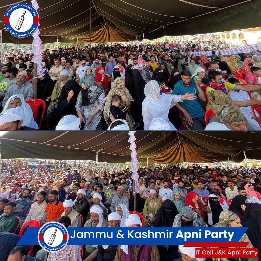 Apnipartyonline's tweet image. J&K Apni Party's Public Convention At Chrar-e-shareef Budgam Attracts People from Far & Wide; Speakers Urge People for Judicious Use of Voting Right
#apnihaiapniparty #apnipartyapnabharosa #apnipartyapnabarusa #sachkisiyasat #loksabhachunav2024 #jkapniparty #AltafBukhari