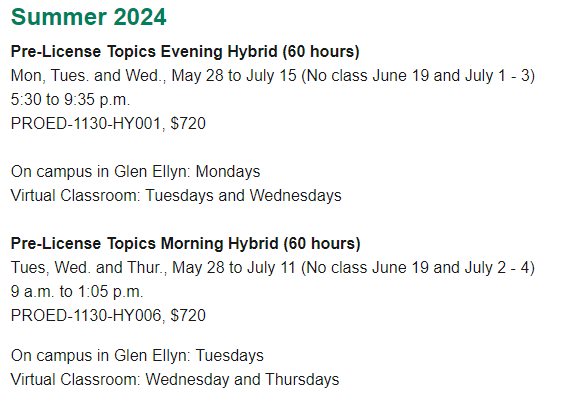 netakey's tweet photo. Thinking about becoming a Real Estate Broker? You will need 75 hours of pre-license education. Take it at College of DuPage this Summer! Classes start 5/28. [I teach the evening classes]. Contact Amanda Skarosi,
Continuing Education, (630) 942-2524, Email: skarosia@cod.edu https://t.co/DqTYqVBvqJ