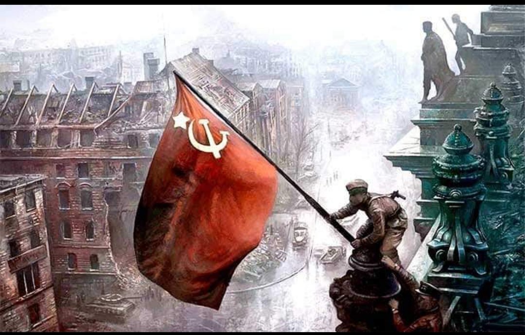 #8May 1945
los nazis alemanes firmaron su rendición ante el poderoso ejército rojo de la Unión Soviética
liderado por el Partido Comunista y el excelentísimo camarada José Stalin
Que lo sepan 
no fue EEUU quien venció a los nazis
fue el maravilloso ejército rojo ✊🏾🚩