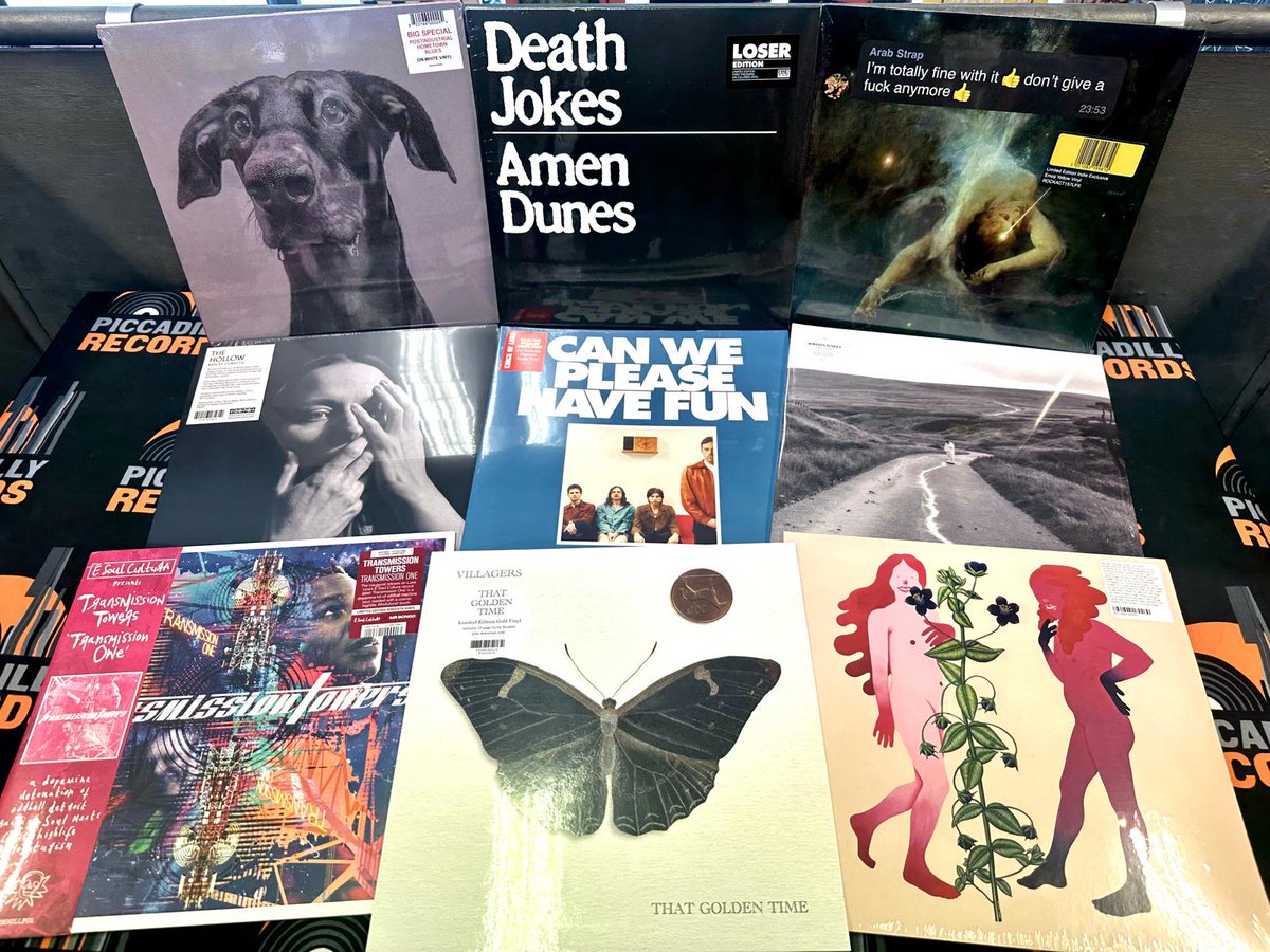 Weekly New Release Mailout piccadillyrecords.com/counter/thiswe… Featuring: Arab Strap, Jordan Rakei, Big Special, Amen Dunes, Villagers, Keeley Forsyth, Transmission Towers, Potatohead People, Yay Bey, Kings Of Leon...