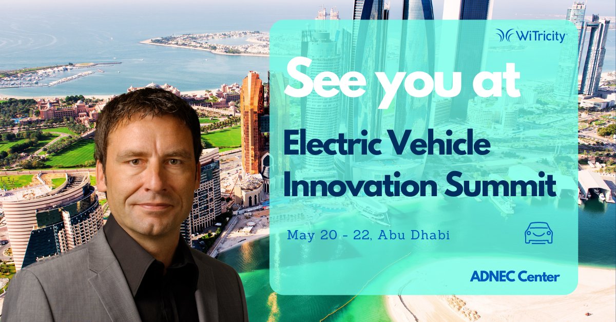 Charge up your afternoon with our VP @HubertWolters  at @EVISummit on May 22nd, 03:30 PM! Dive into the future of #ElectricMobility and emerging technologies in the Middle East and beyond. It's a spark you won't want to miss! 🔋evinnovationsummit.com/register 
#EVIS #wirelessEVcharging