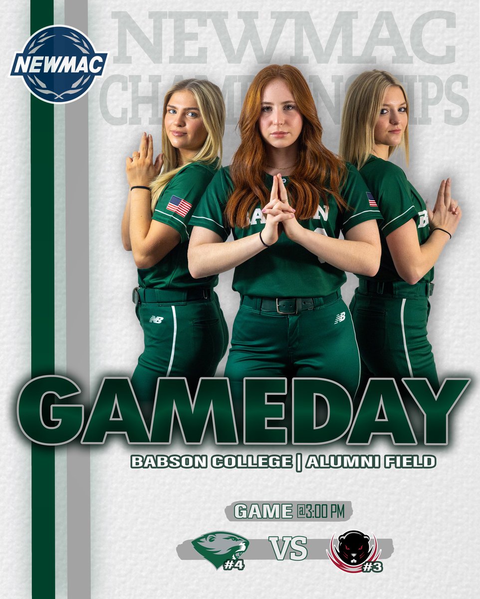 Come support Babo in their second day of the Newmac Championships as they face MIT (#3) on Alumni Field🥎🦫

#GoBabo #StrictlyBusiness #NEWMACChampionships