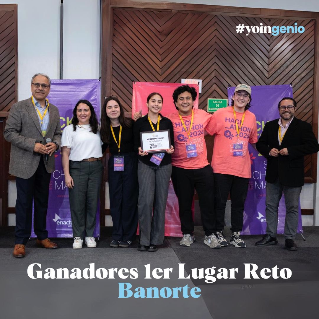 IngenieriasTec's tweet photo. ¡Felicitaciones a nuestros estudiantes de @teccampusmty que participaron en el Hackathon 2024, demostrando su talento al desarrollar aplicaciones iOS innovadoras!. ¡Orgullosos del ingenio y la dedicación de nuestros estudiantes! 🏆📱 #yoingenio🦾💙🧠 #InnovacióniOS #Hackathon2024 https://t.co/PGIc8Dgh1D