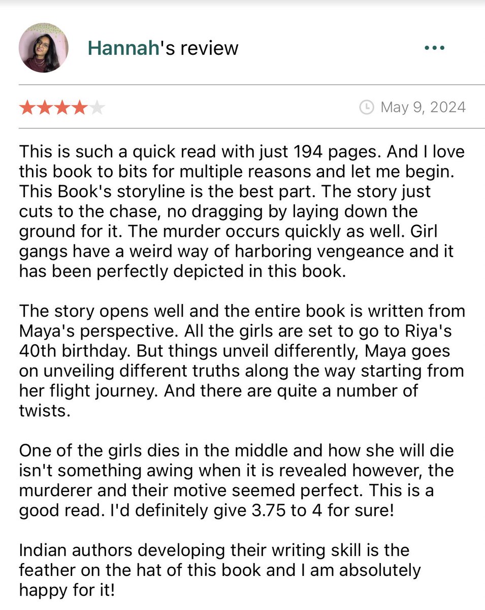 Another review for #DyingToMeet that brought a huge 😃 to my face!