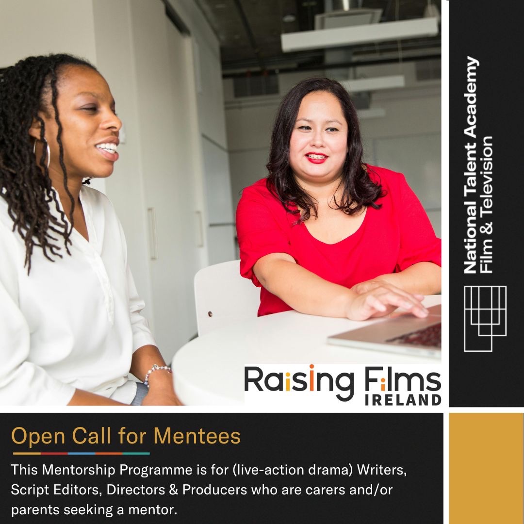 Raising Films Ireland & the NTA Film & TV’s mentorship programme for Writers, Script Editors, Directors and/or Producers, who are carers and parents, seeking a mentor, is now open! You can meet the Mentors & learn more on our website 👇🏽 Apply by May 31 nationaltalentacademies.ie/courses-activi…
