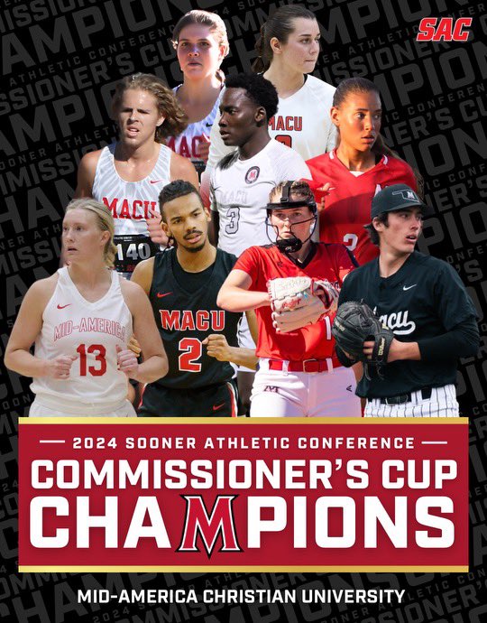 🚨 YOUR ATTENTION PLEASE🚨

Huge congrats to our student athletes, coaches and entire campus community on securing the 2024 SAC Commissioner’s Cup as the #1 Athletic Department in the Sooner Athletic Conference‼️

(1of2)