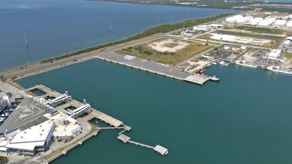 NEW CRUISE TERMINAL PLANNED ON PORT'S NORTH SIDE: Port Canaveral announced its plan today to build a new cruise terminal to meet the growing demands of the cruise industry. The strategic decision to build a new multi-user cruise terminal at the Port’s existing North 8 berth