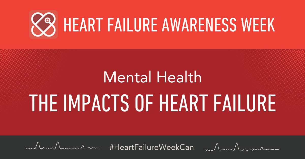 Living with heart failure affects more than just your body. It can lead to anxiety, depression, cognitive challenges, and social isolation. Managing mental health is as crucial as physical health. Let's talk about it. #HeartFailureWeekCan @canhfsociety