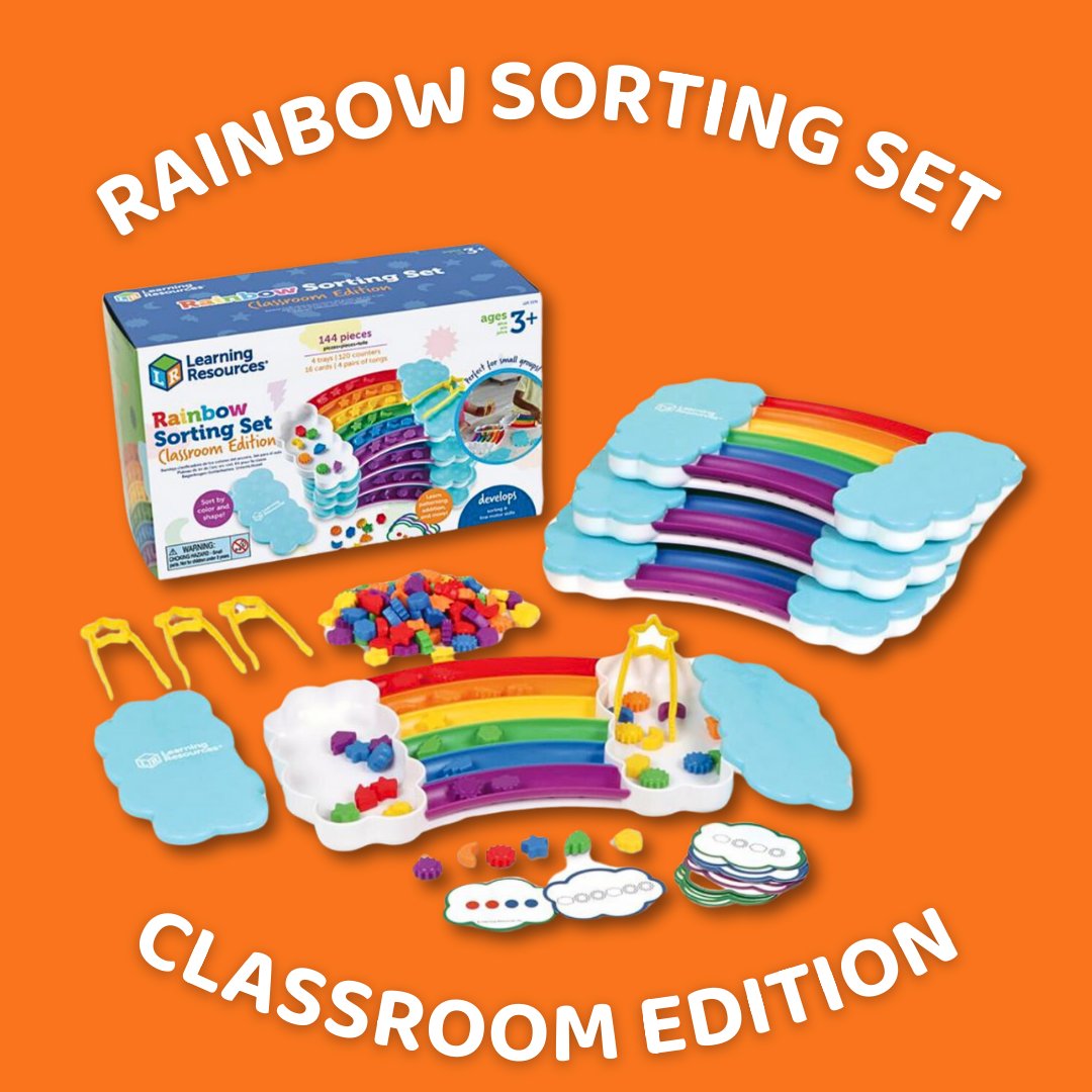 Just 2 days left!
Share your experience with Quality Classrooms and win a Rainbow Sorting Set Classroom Edition!
Survey ends: 3-Jun-24
Start survey: tinyurl.com/68vskru2
Check out the Rainbow Sorting Set: qualityclassrooms.ca/213375