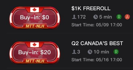 VIPKKPoker's tweet image. $1K Freeroll for all CANADA players - 8pm EST / 5pm PST💰 

NEW Players get 100% deposit bonus: kkpoker.club/vipkk 📷 

DM us to claim a FREE $20 gift📷

.
.
#poker #onlinepoker #pokeronline #canada #canadapoker #pokercanada #pppokercanada #kkpoker