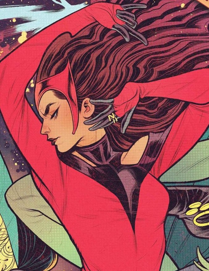 Scarlet Witch's face design in Marvel Rivals is clearly inspired by Elizabeth Torque art and I love it