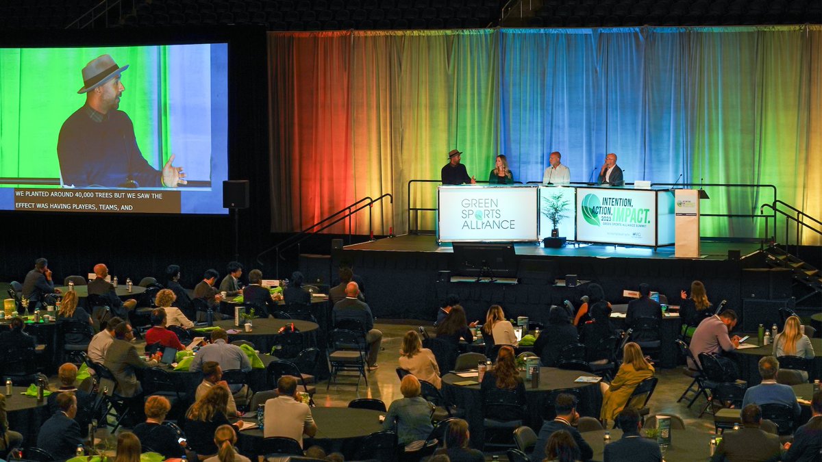 Join us June 11-13 at the Green Sports Alliance summit in Los Angeles! Use the code "CMN 25% off" for a discount on your summit ticket today! #PlayToZero <a href="/sportsalliance/">Green Sports Alliance</a>