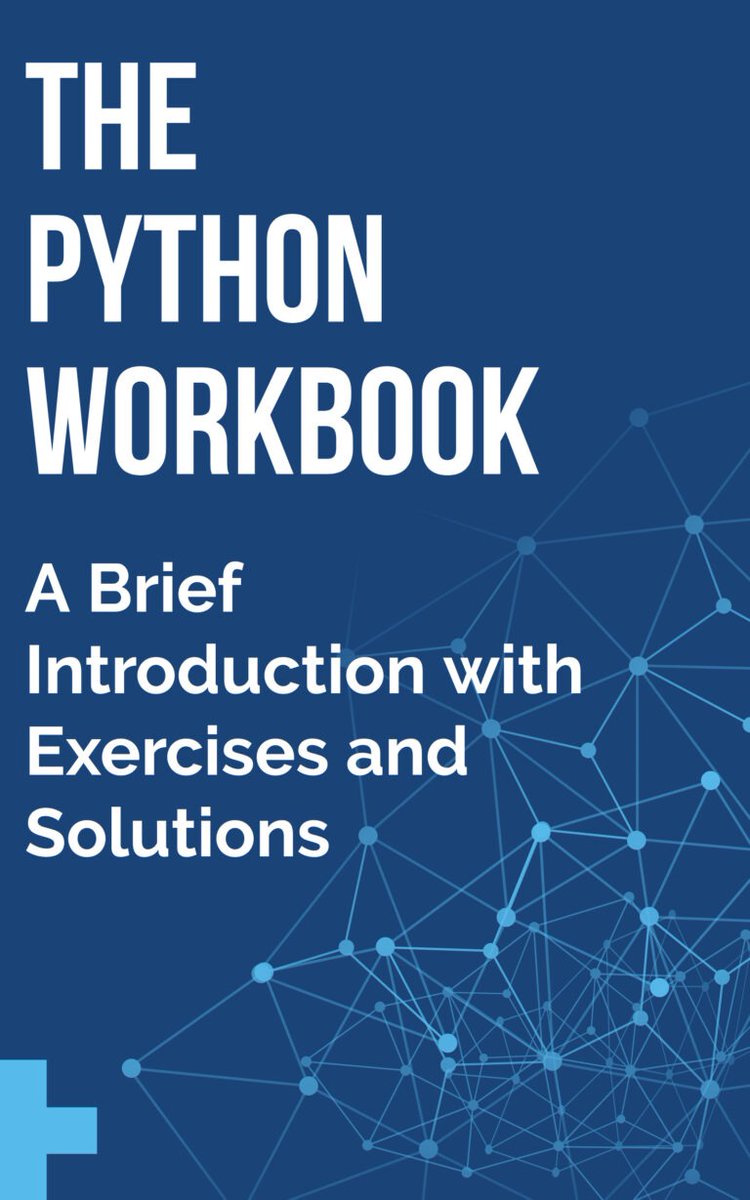 The workbook covers various topics in Python, including variables, data types, operators, control structures, functions, and object-oriented programming. pyoflife.com/the-python-wor… #DataScience #pythonprogramming #DataScientist #DataAnalytics #statistics #workbook
