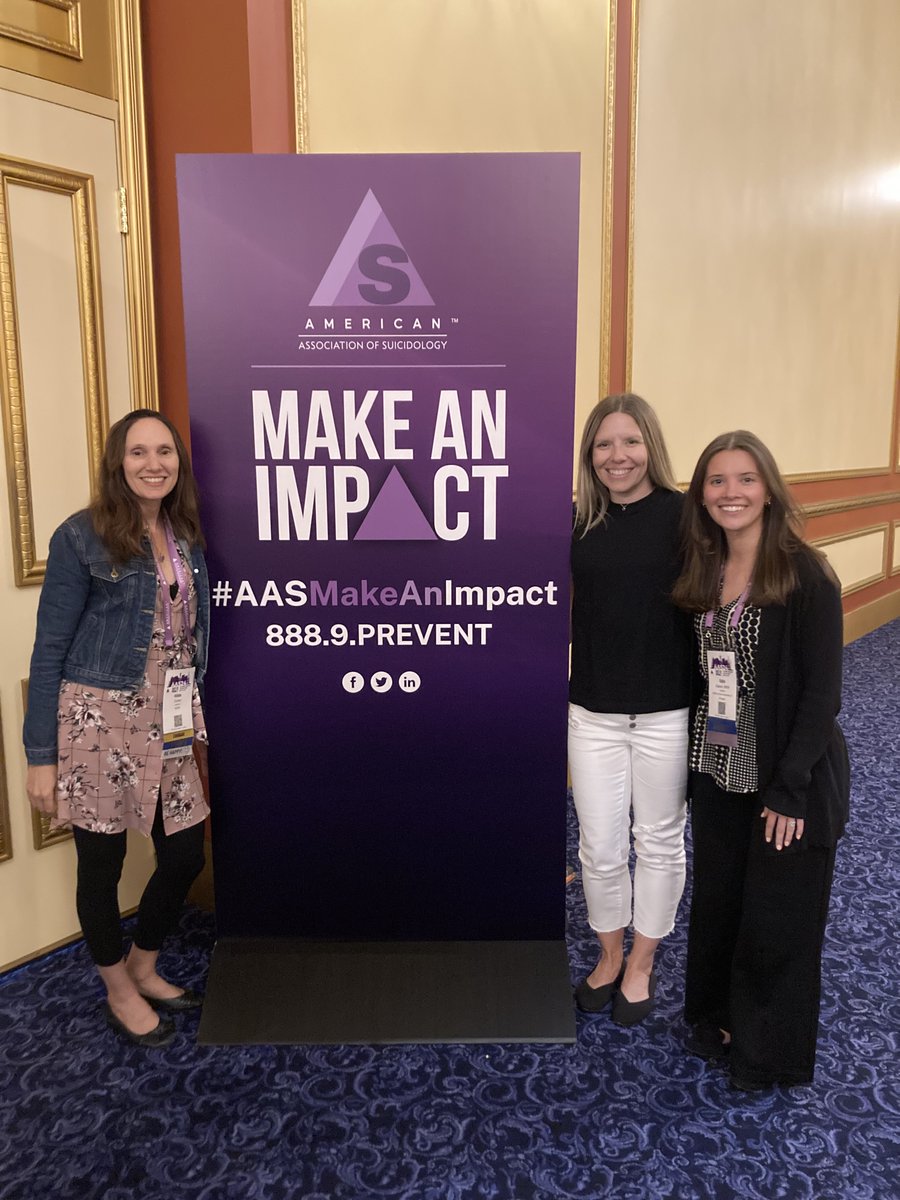 Join us at #AAS24! Katie Gallant and Hildie Cohen from the ND HOPES team will be presenting at the American Association of Suicidology conference on May 9th from 12:45-1:45pm! Meet you there!