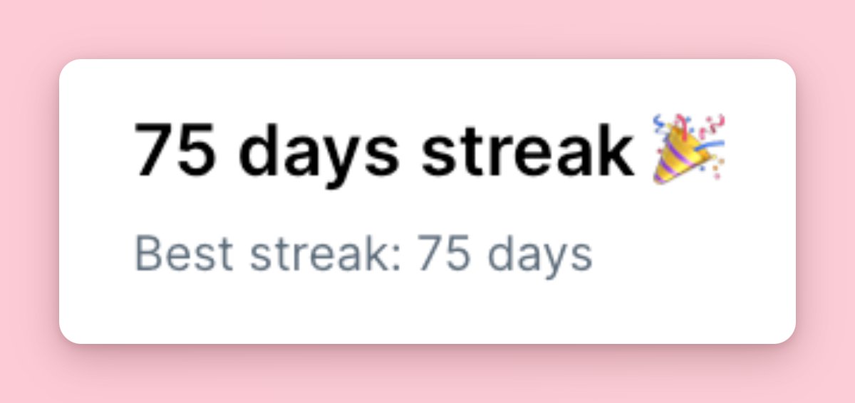 March 2024
→ 200 followers
→ 0 engagement
→ 0 users on my app

April 2024
→ 1,500 followers
→ 750k impressions
→ 50+ users on my app

May 2024
→ 1,800+ followers
→ 1,5m+ impressions
→ 100+ users on my app (not yet finished)

Trust the PROCESS 🔥

#buildinpublic