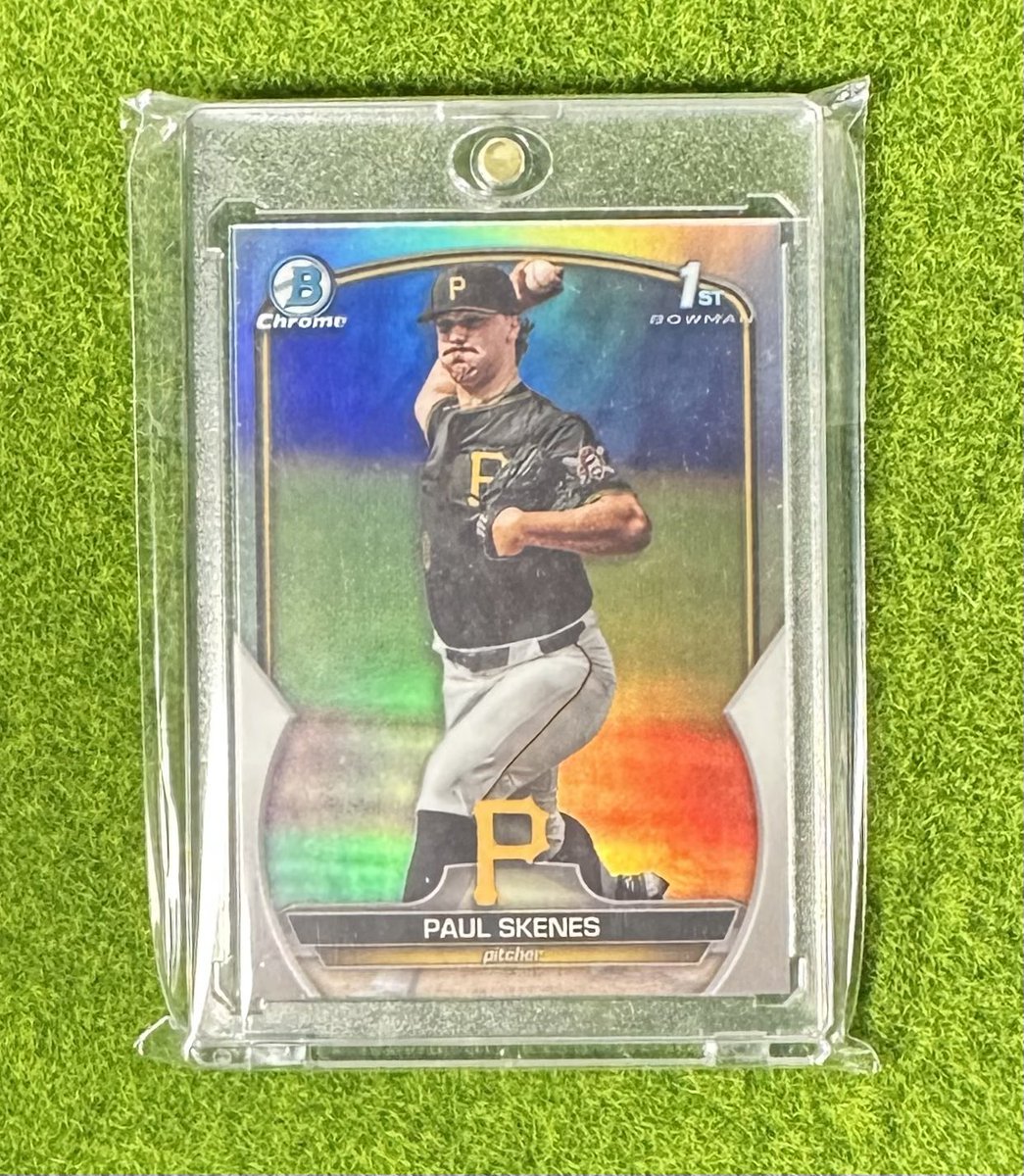 If Paul Skenes records 𝟔 𝐊 or more in his MLB Debut against the Chicago Cubs one person will win his first ever Topps 1st Refractor Card! 

𝗥𝗨𝗟𝗘𝗦: 𝗙𝗼𝗹𝗹𝗼𝘄, 𝗹𝗶𝗸𝗲, 𝗿𝗲𝘁𝘄𝗲𝗲𝘁

Winner will be selected following the game #LetsGoBucs