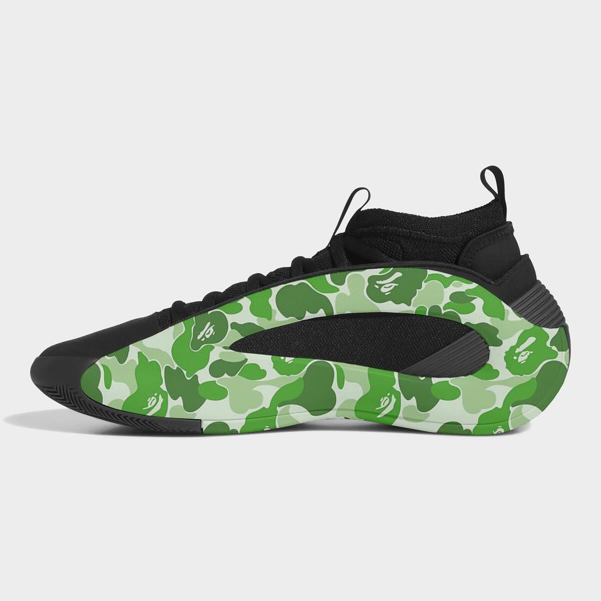 SneakerNews's tweet photo. A Bathing Ape x adidas Harden Vol 8 🦍

Concept by @stachedhooper https://t.co/OzlrTERRdc