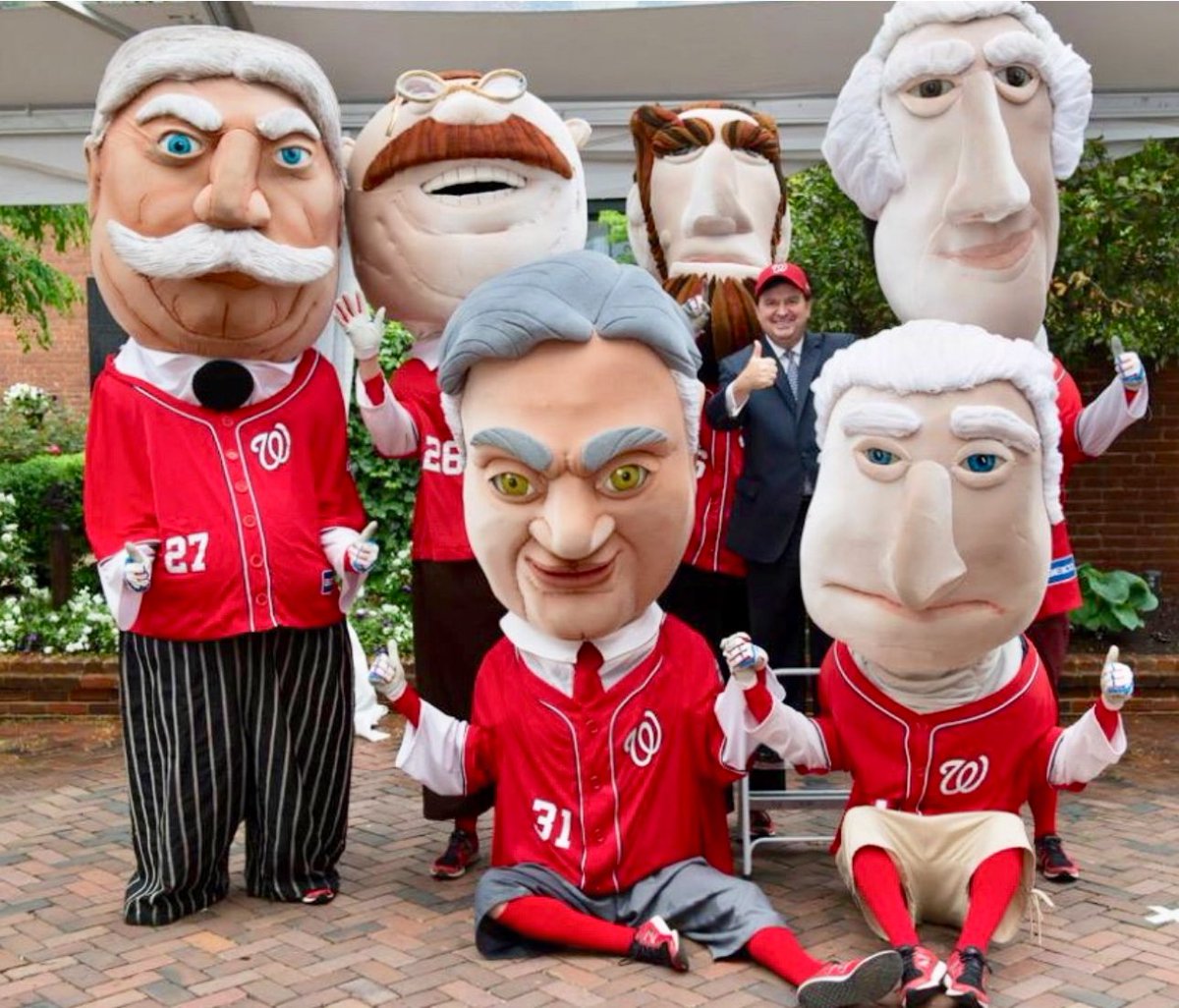 TBT. Hanging out with six presidents OTD 2018. @Nationals