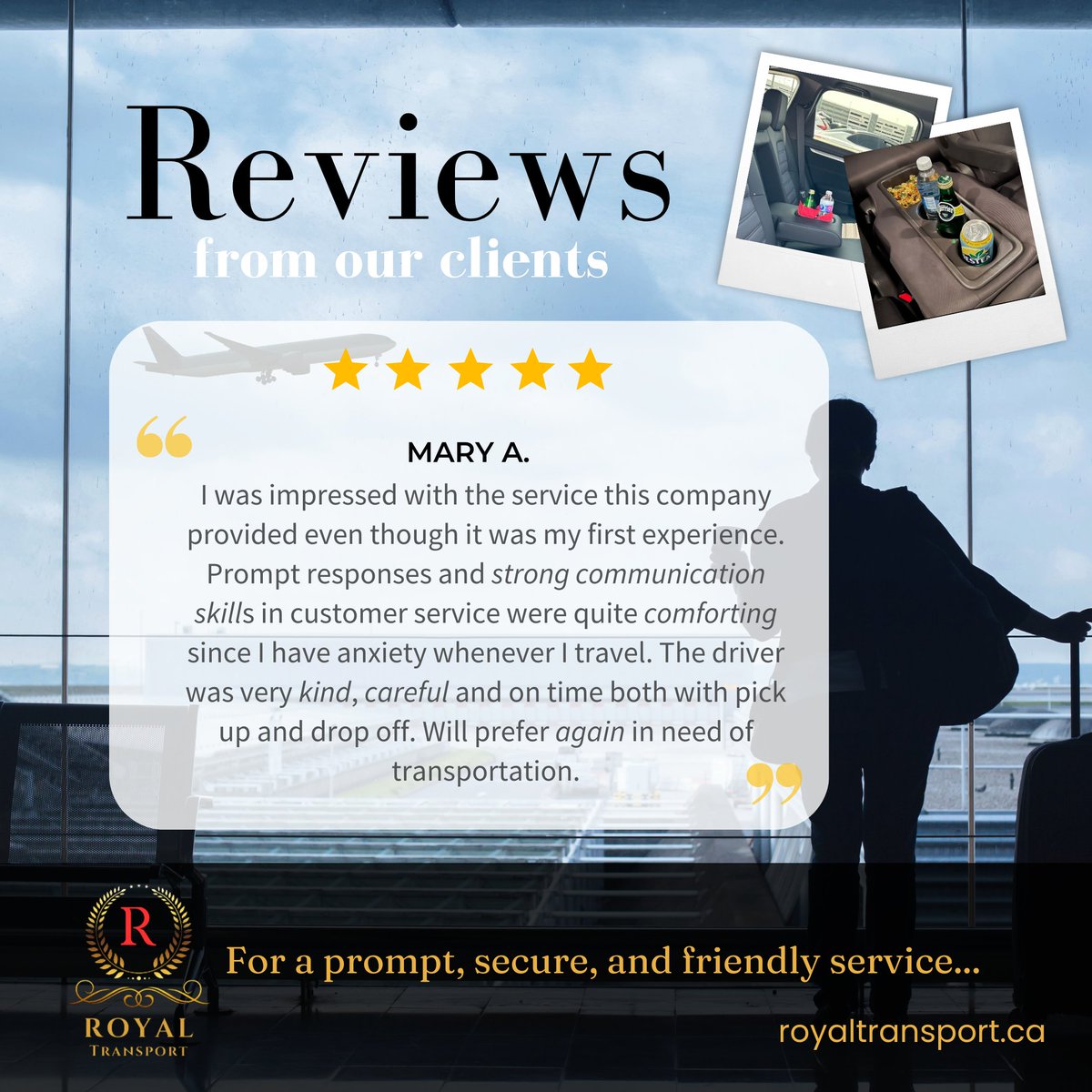 🌟 Another glowing review from one of our valued customers! 🌟

#Kitchener #Waterloo #TorontoPearson
