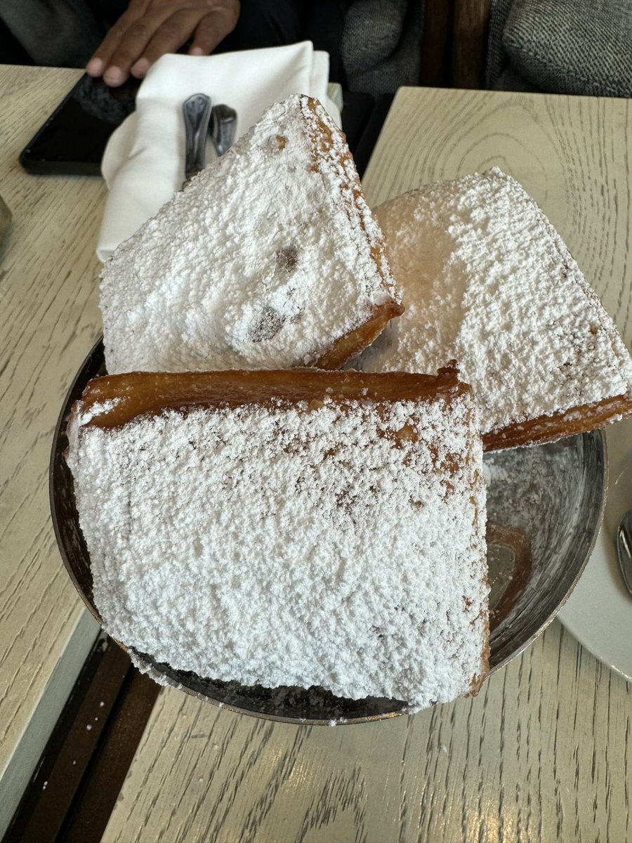 Yes my friends. I did my duty and had some sugary beignets for you, and they were divine! #neworleans