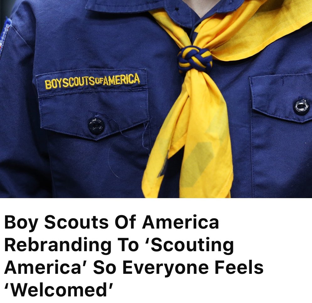 #RIP Boy Scouts of America