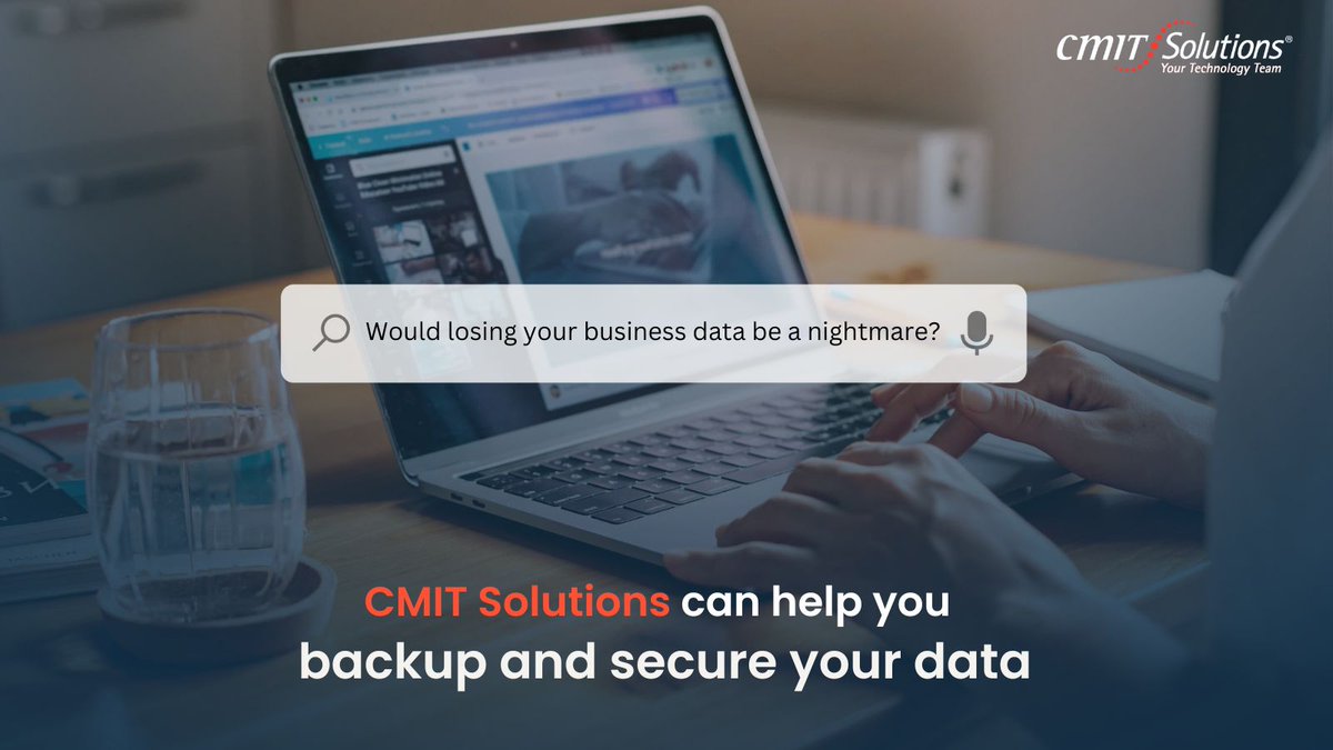 Are you losing sleep over the thought of data loss? Put your worries to rest with CMIT Solutions. Our backup and security services ensure your data is always protected. rfr.bz/tlcemde #datasecurity #CMITSolutions