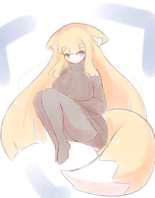 きつねさんファンアート…。ふわ… 