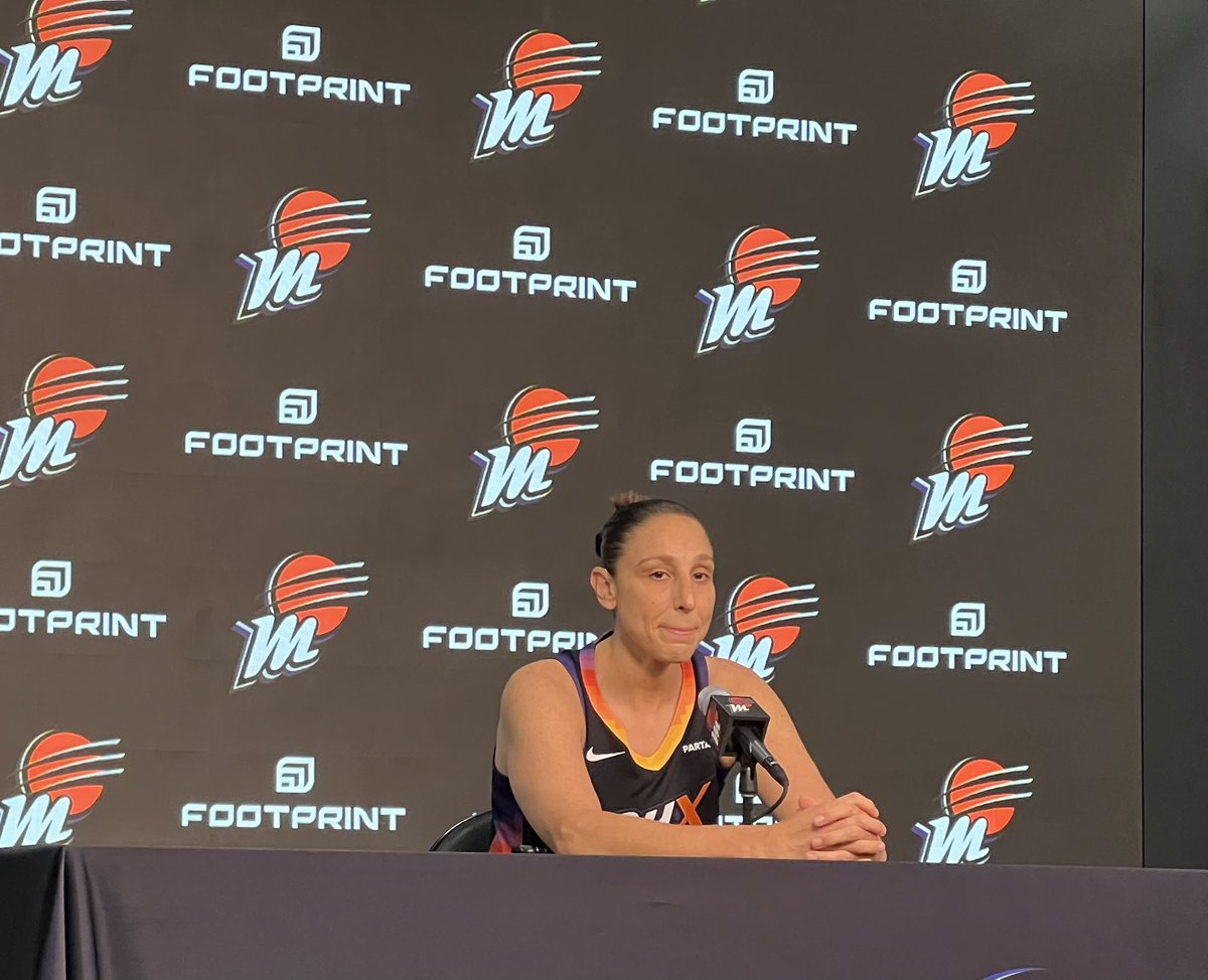 Here at Phoenix Mercury media day. 

Follow @DesertWaveCo for in-depth Phoenix Mercury and WNBA coverage throughout the season. 

#WNBA #WNBATwitter #ValleyTogether